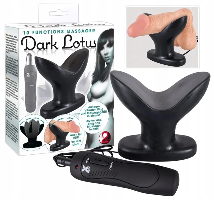 DARK LOTUS WIBRUJĄCY KOREK ANALNY I WIBRATOR
