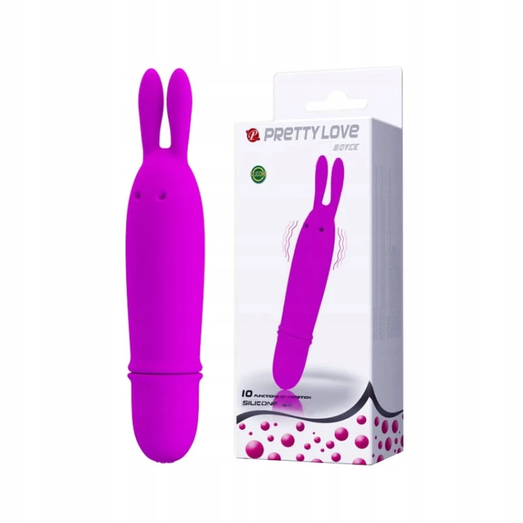 Silikonowy Mini Wibrator Z Uszkami Boyce