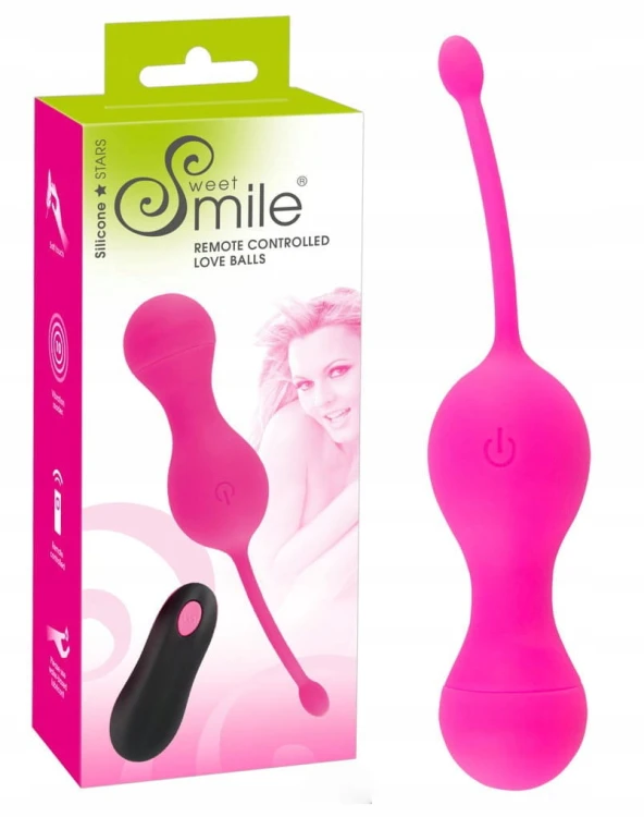 Wibrujące Kulki Gejszy Sweet Smile USB Pilot