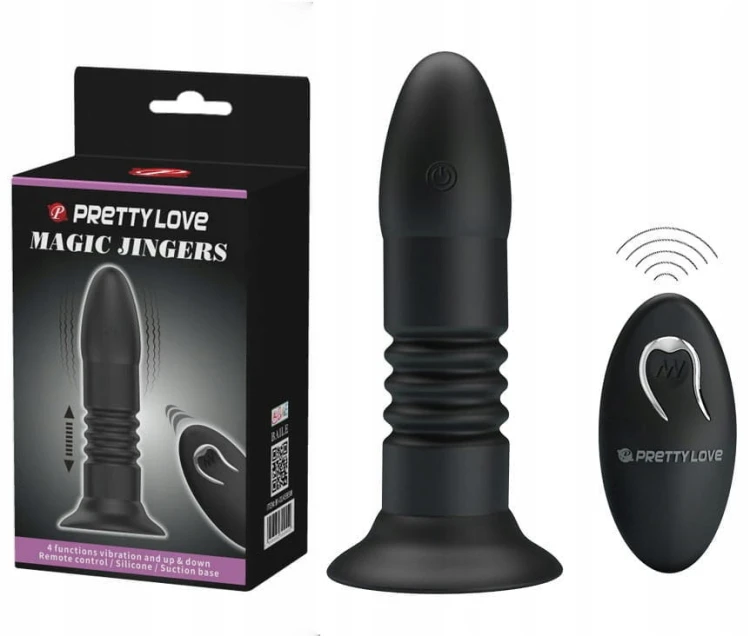 Wibrujący Korek Analny Magic Jingers Usb Pilot Push