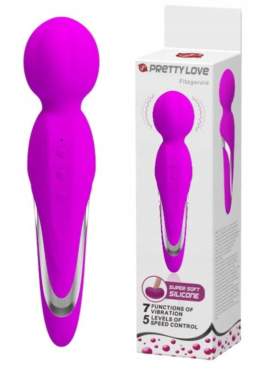 Masażer Pretty Love Fitzgerald Usb Miękki Silikon