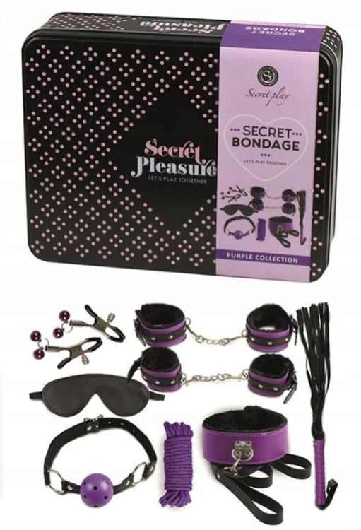 Zestaw Erotyczny Bdsm Secret Bondage 8 Elementów