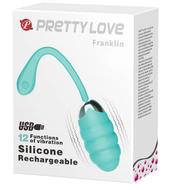 Wibrujące Jajko Pretty Love Franklin Green USB