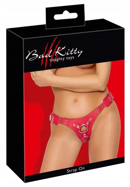 Uprząż Strap-on Bad Kitty Z Metalowym Ringiem