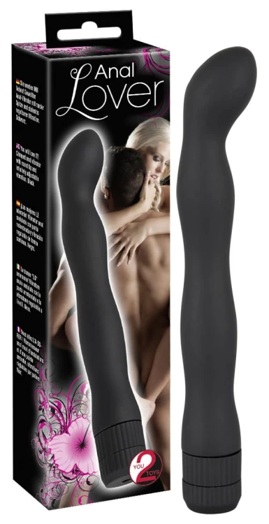Stylowy Czarny Wibrator Analny Anal Lover