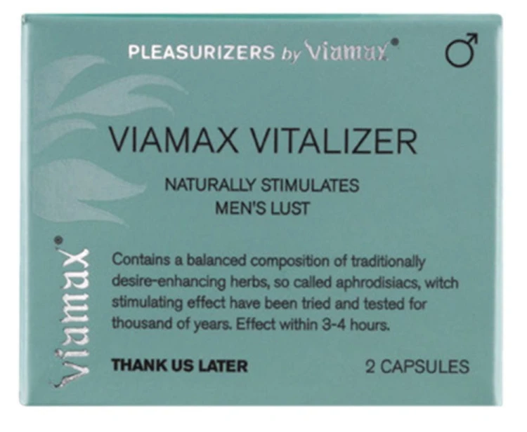 Tabletki Na Potencję Viamax Vitalizer Naturalnie Stymulujące Pożądanie 2szt