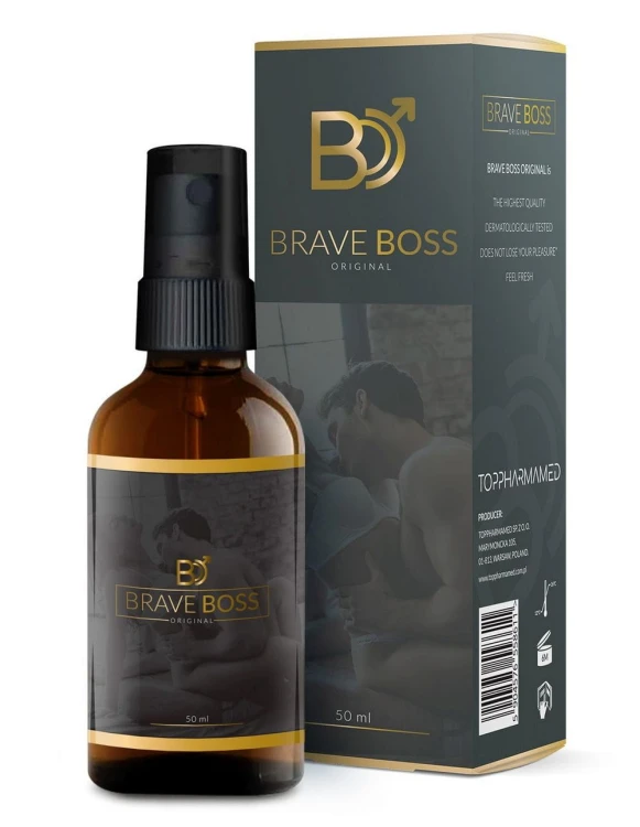 Spray Opóźniający Wytrysk Brave Boss Original Spray 50 Ml
