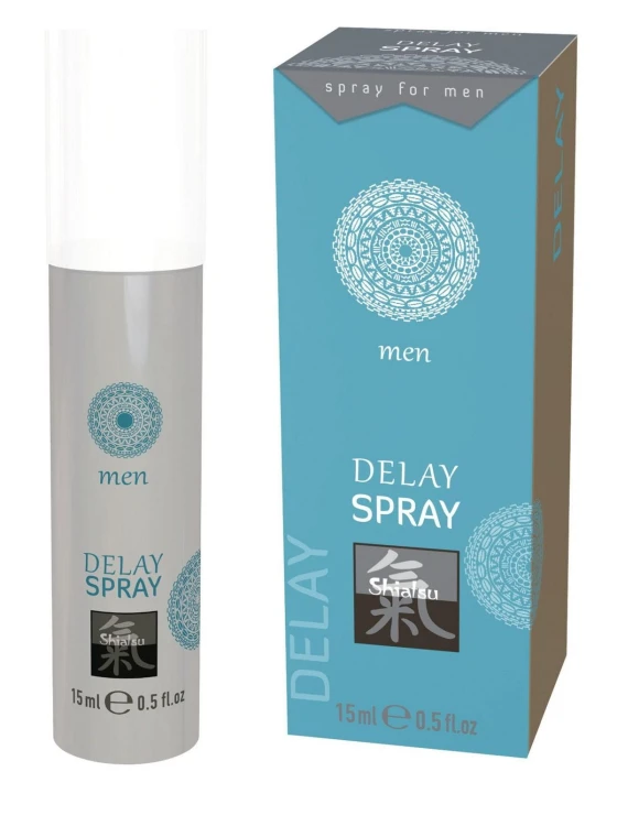 Spray Opóźniający Wytrysk Delay Man Shiatsu - Przedłużający Stosunek 15 ml