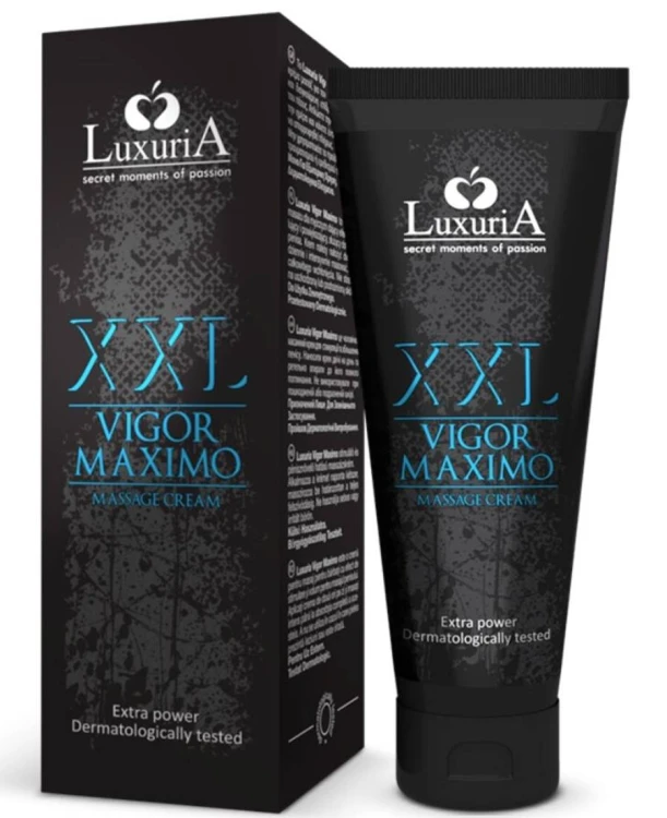 Krem Do Masażu Zwiększający Rozmiar Penisa XXL Vigor Maximo 75 Ml