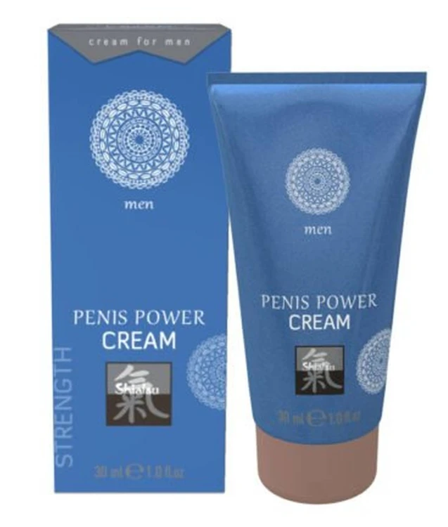 Shiatsu Penis Power Cream 30 Ml Rozgrzewająca Moc I Erekcja