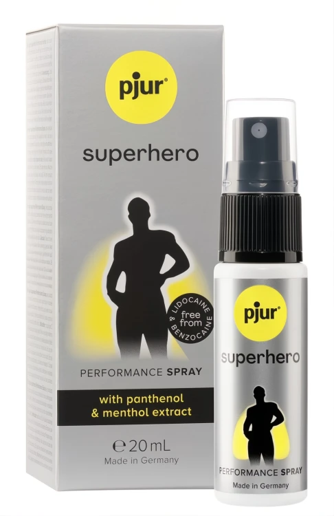 Pjur Superhero Spray 20 ML Najlepszy Spray Opóźniający Premium