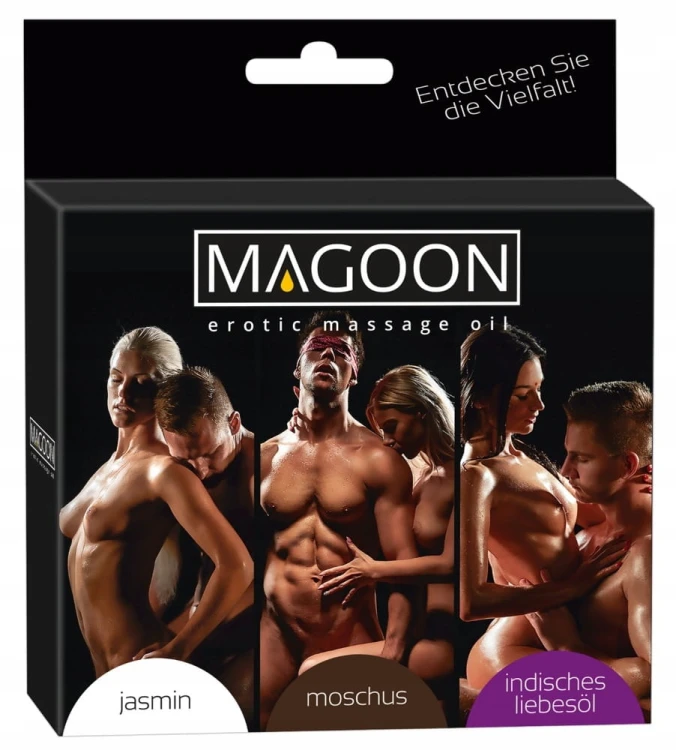 Zestaw Olejków Do Masażu Magoon 3x50 Ml