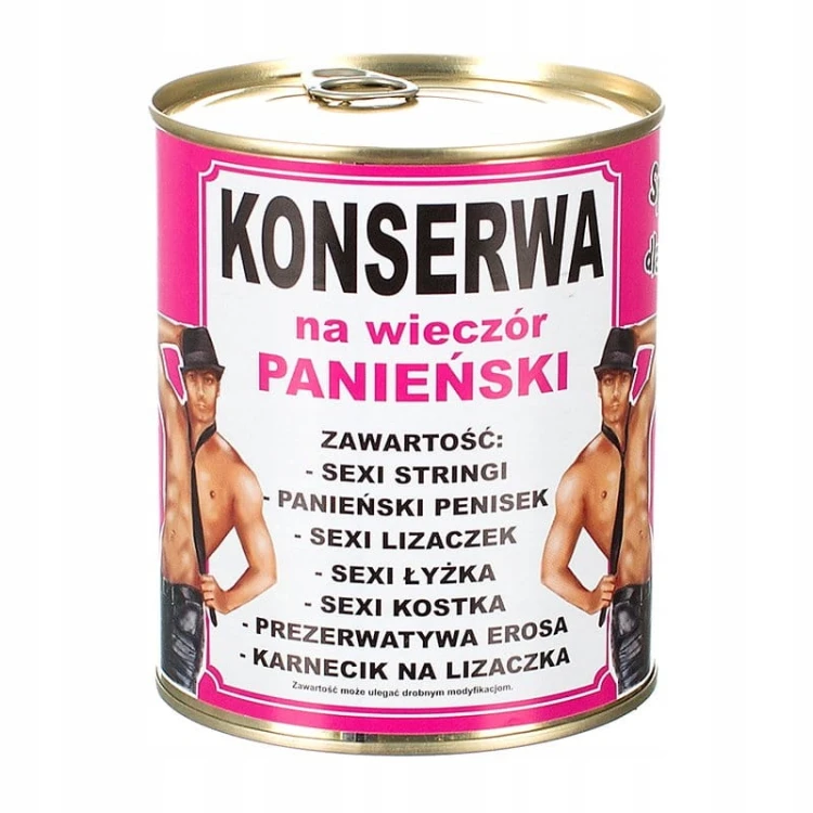 ZESTAW AKCESORIÓW - KONSERWA NA WIECZÓR PANIEŃSKI