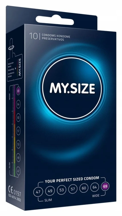 PREZERWATYWY MY SIZE 69mm 10 szt.