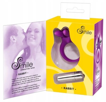 PIERŚCIEŃ NA PENISA Z WIBRATOREM RABBIT SMILE