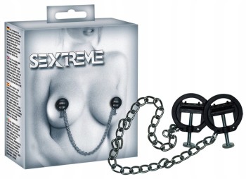 OKRĄGŁE ZACISKI ŚRUBOWE NA SUTKI Z ŁAŃCUSZKIEM