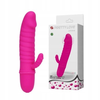 MINI WIBRATOR ZE STYMULATOREM ŁECHTACZKI ARND