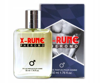 MĘSKIE PERFUMY Z SEX FEROMONAMI X-RUNE 50 ML