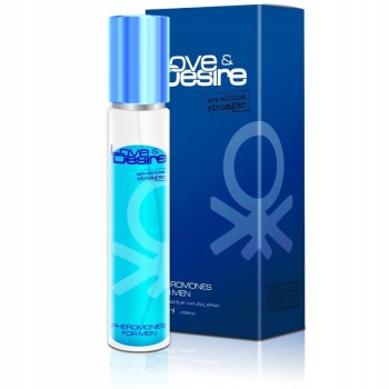 MĘSKIE PERFUMY Z FEROMONAMI LOVE&DESIRE 15ML