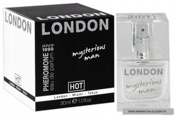 MĘSKIE PERFUMY Z FEROMONAMI LONDON HOT 30 ML
