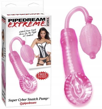 MASTURBATOR Z POMPKĄ SUPER CYBER SNATCH PUMP