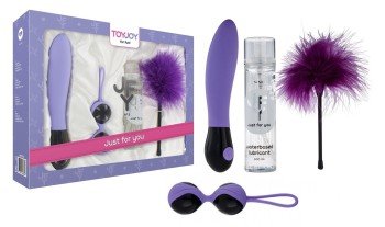LAWENDOWY ZESTAW EROTYCZNY LUXE BOX No 3 TOYJOY