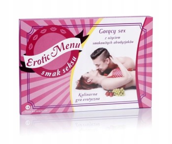 KULINARNA GRA EROTYCZNA EROTIC MENU SMAK SEKSU