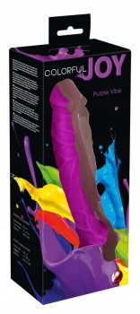 FIOLETOWY NATURALNY WIBRATOR JOY