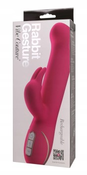 Różowy Silikonowy Wibrator Usb Gesture Vibe Couture