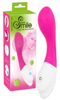 BARDZO ELASTYCZNY WIBRATOR SMILE G-SPOT VIBE USB