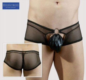 BOKSERKI FISHNET OPTYCZNIE POWIĘKSZAJĄCE PENISA L