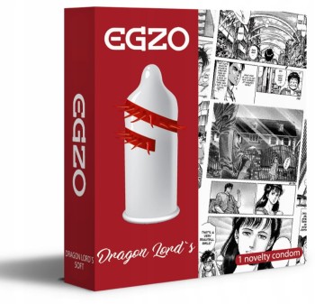 Prezerwatywa Z Wypustkami Egzo Dragon Lord