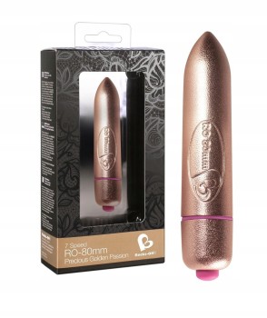 Złoty Mini Wibrator Ro-80 Precious Golden Passion