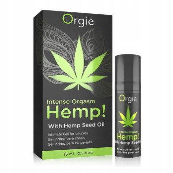 Stymulujący Żel Olej Z Konopi Intense Orgasm Hemp!