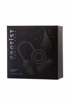 Pierścień Na Penisa I Jądra Z Korkiem Analnym - M