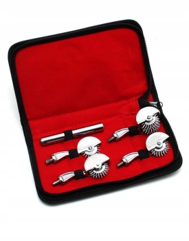 Zestaw Stalowych Radełek Wartenberga Bdsm