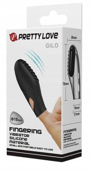 Wibrująca Nakładka Na Palec Pretty Love Gilo