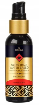 Lubrykant Wodny Sensuva Ultra - Thick Strawberry 57 Ml