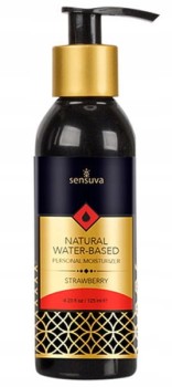 Naturalny Lubrykant Wodny Sensuva Strawberry 125 Ml