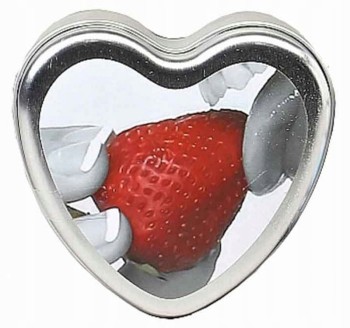 Jadalna Świeca Do Masażu 3w1 Earthly Strawberry