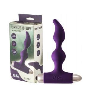Wibrujący Silikonowy Korek Analny Spice Elation
