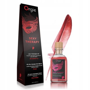 Orgie Sexy Therapy Strawberry Kit Jadalny Olejek