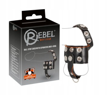Rebel Pasek Na Penisa I Jądra Z Rozciągaczem