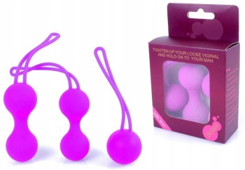 Zestaw Silikonowych Kulek Kegla Purple