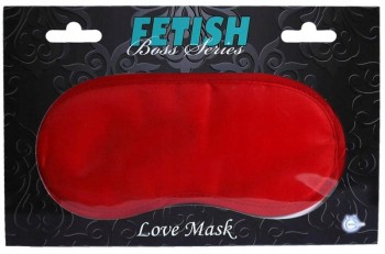 Czerwona Maska Na Oczy Love Mask