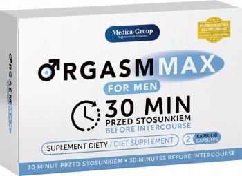Orgasm Max For Men - Szybka, Mocna I Długa Erekcja