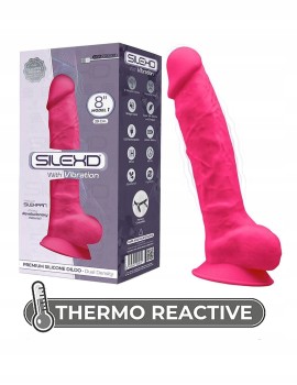 Wibrujące Dildo Silexpan Z Efektem Pamięci 8"