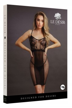 Czarna Mini Sukienka Le Desir