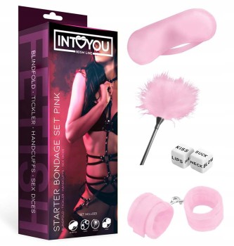 Różowy Zestaw Erotyczny Intoyou Bdsm Line