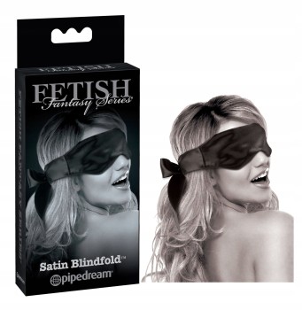 Elegancka Satynowa Maska Satin Blindfold Pipedream